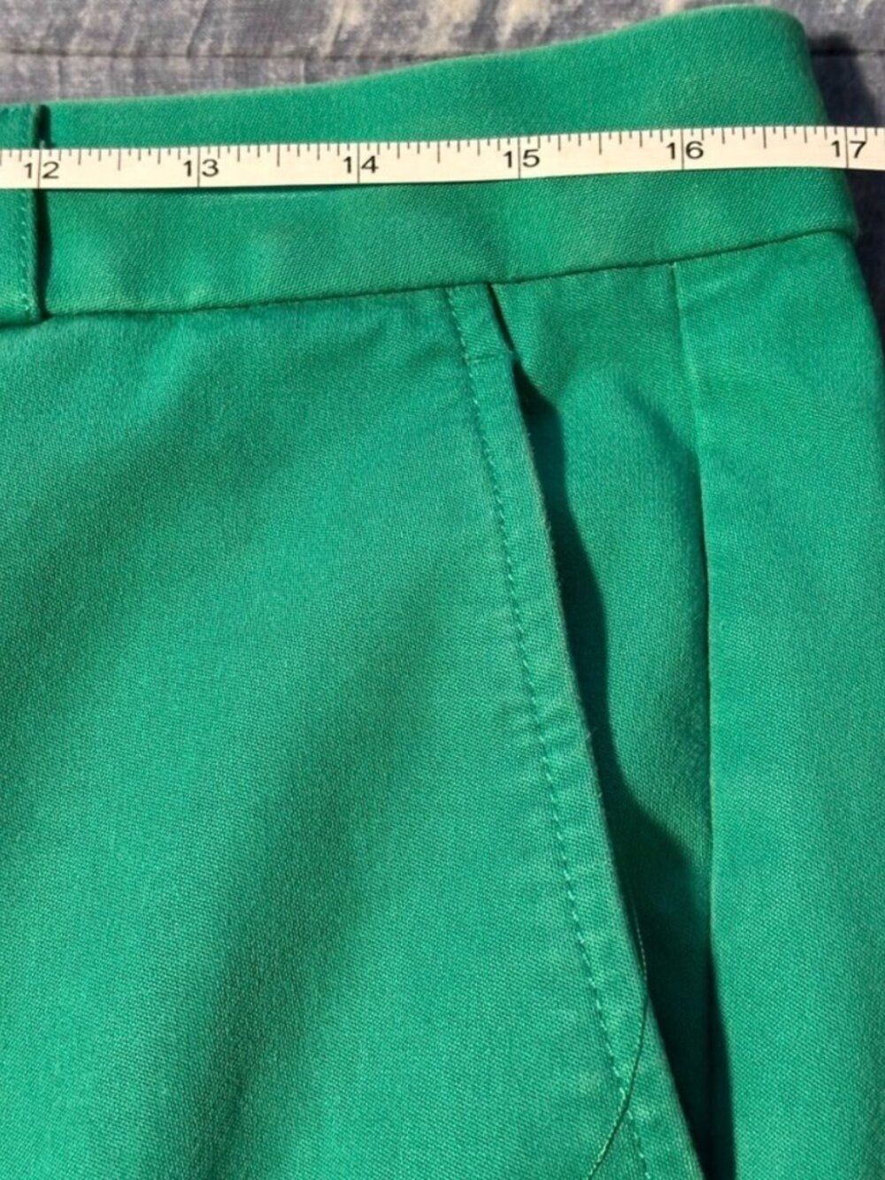 Banana Republic Kelley Green Ryan Fit Cropped Pants – Size 12 - Picture 3 of 6